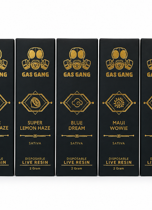 2 Gram Gas Gang Live Resin Disposable Pen