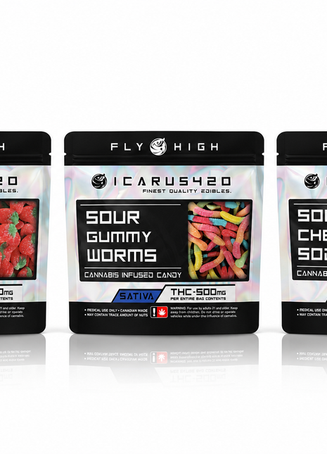 500 MG THC Icarus gummies