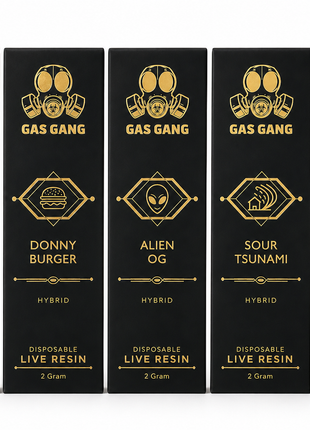 2 Gram Gas Gang Live Resin Disposable Pen
