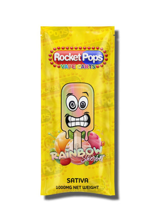 Rocket Pops - Cartridge - Sativa - Rainbow Sherbet