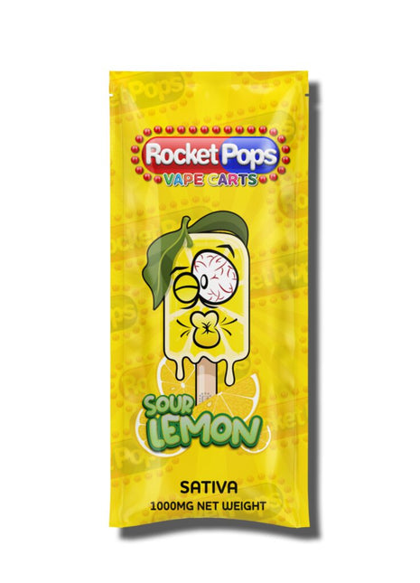 Rocket Pops - Cartridge - Sativa - Sour Lemon