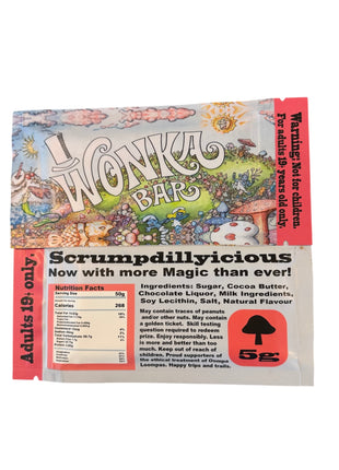 WONKA - Milk Chocolate Mushroom Bar - 5G
