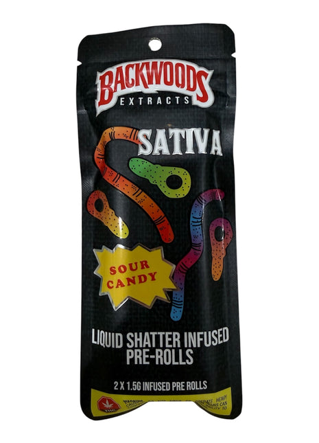 Backwoods Liquid Shatter Infused Prerolls - Very Cherry - Sativa