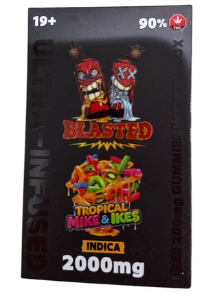 2 Gram Dispo Pen -Blue Razz - Indica FREE GUMMIES IN BOX