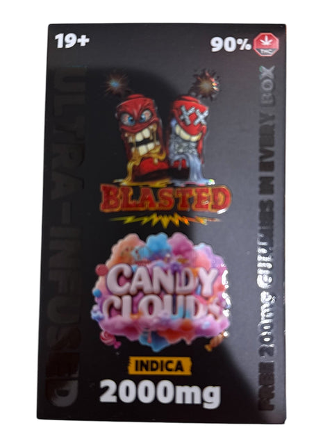 2 Gram Dispo Pen - Blue Raspberry Splash - Indica FREE GUMMIES IN BOX